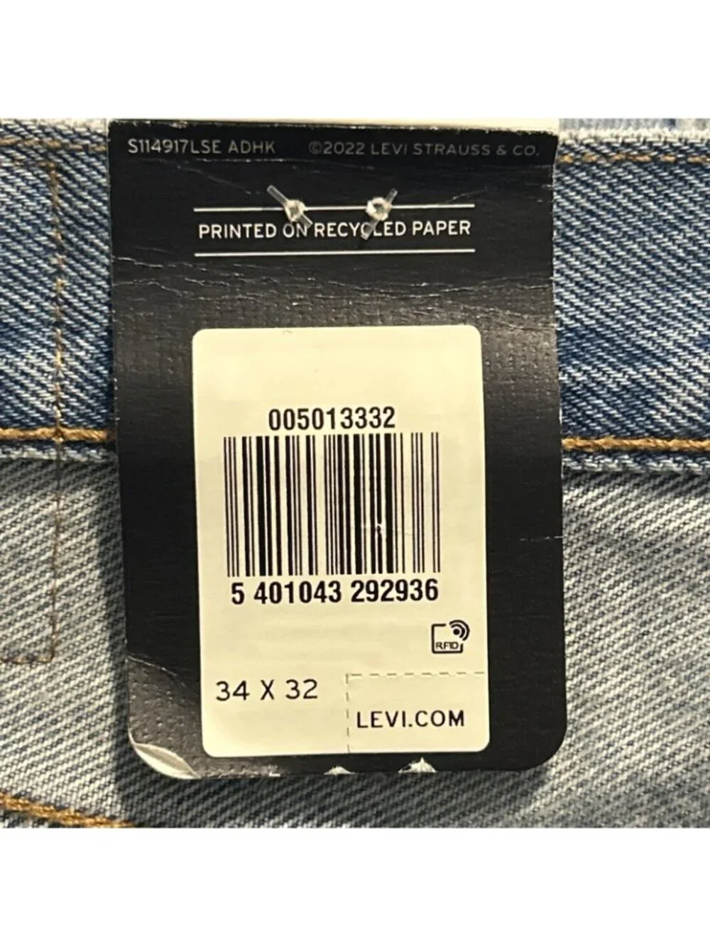Levi's Premium Men’s 501 Jeans Hippie Love Peace Groovy Straight Leg NWT Y2K